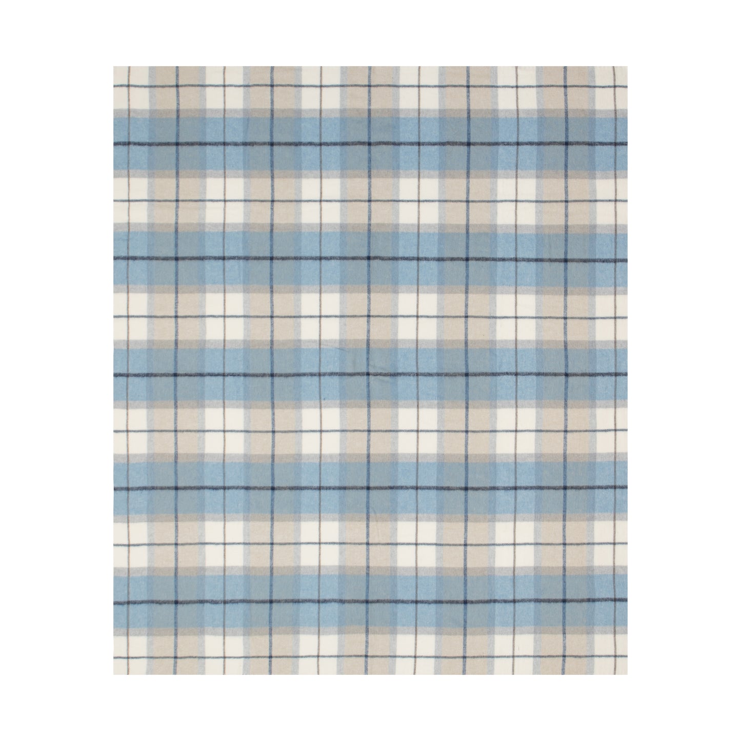 Babele Check, Soft Recycled Cotton Throw