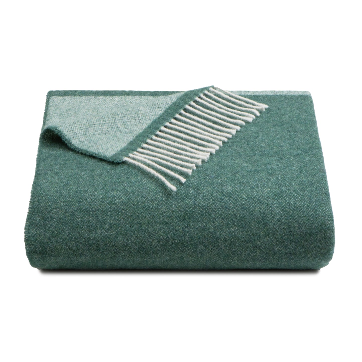Fara Double Face Throw, in soft recycled wool