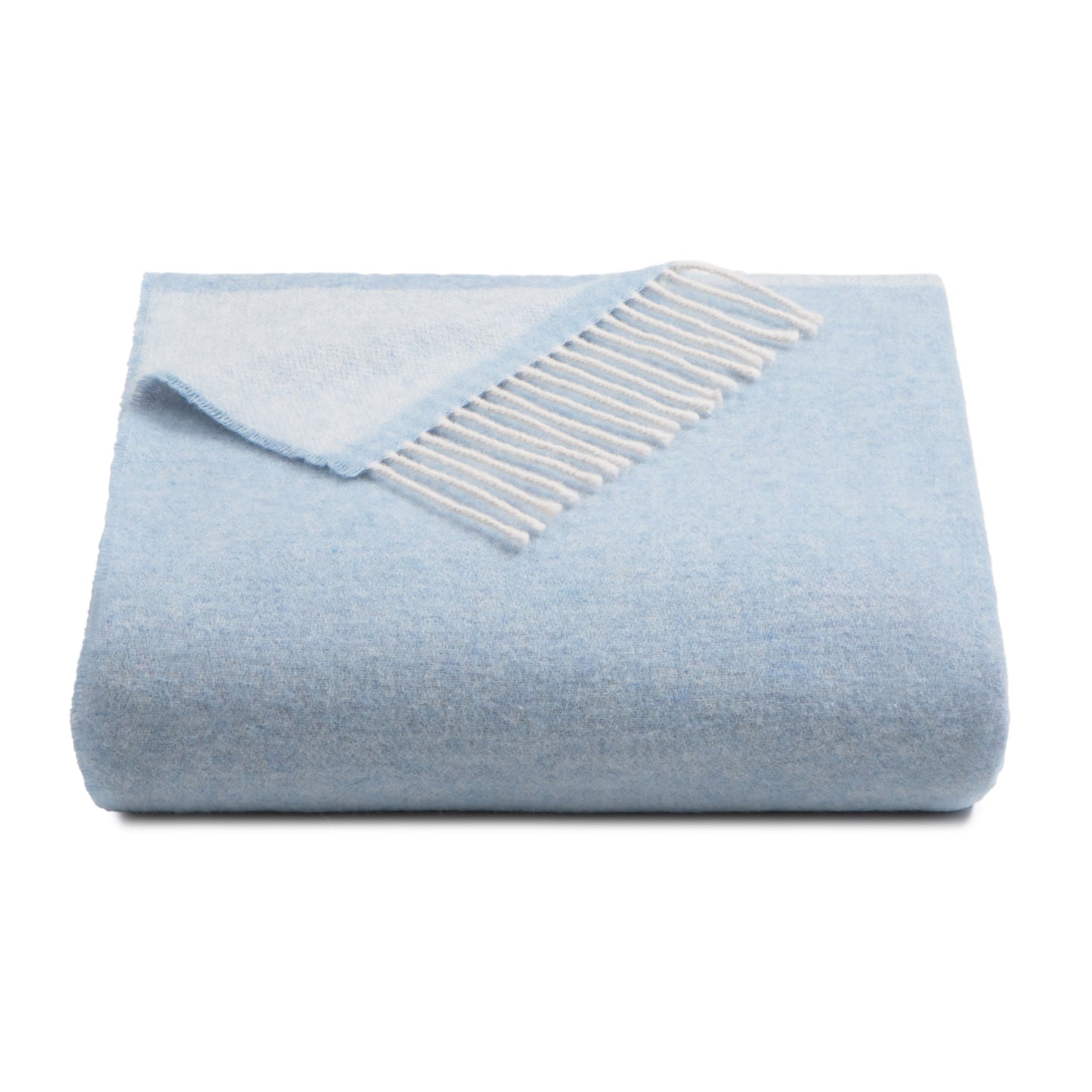 Fara Double Face Throw, in soft recycled wool