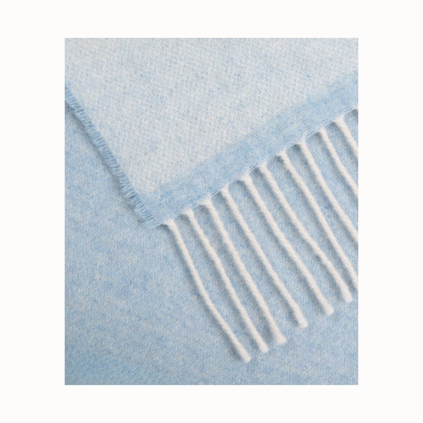 Fara Double Face Throw, in soft recycled wool