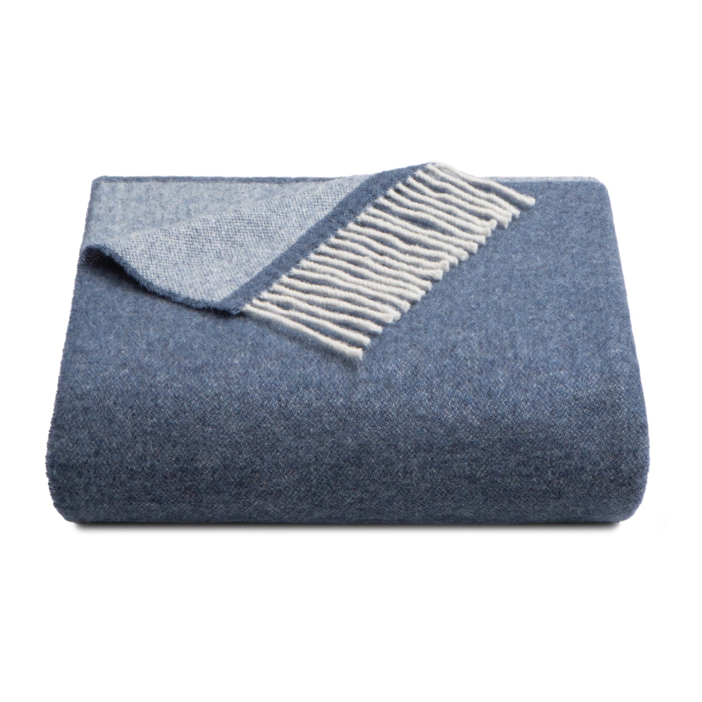 Fara Double Face Throw, in soft recycled wool