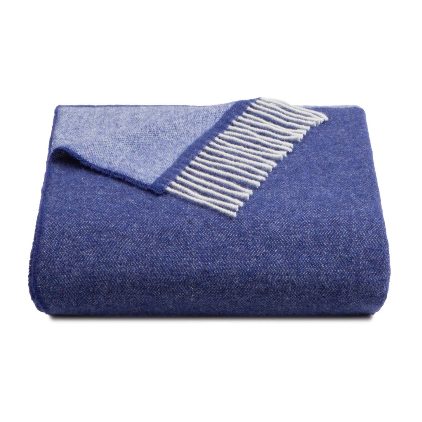 Fara Double Face Throw, in soft recycled wool