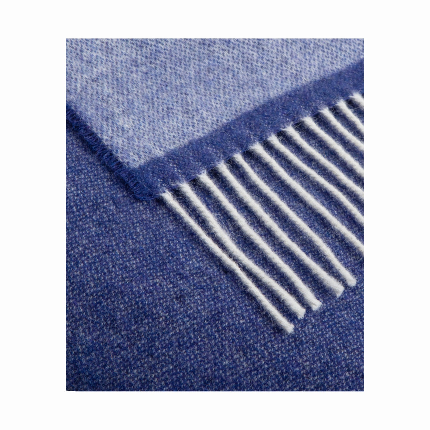 Fara Double Face Throw, in soft recycled wool