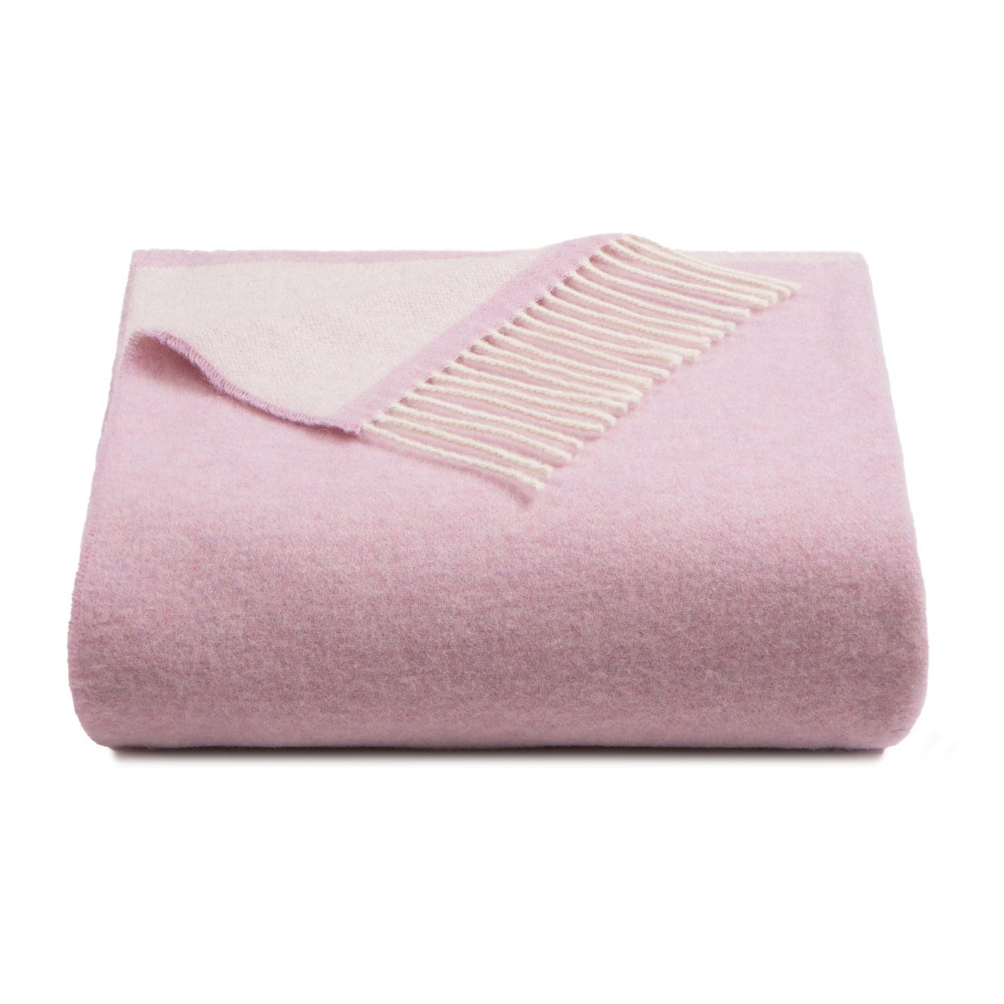 Fara Double Face Throw, in soft recycled wool