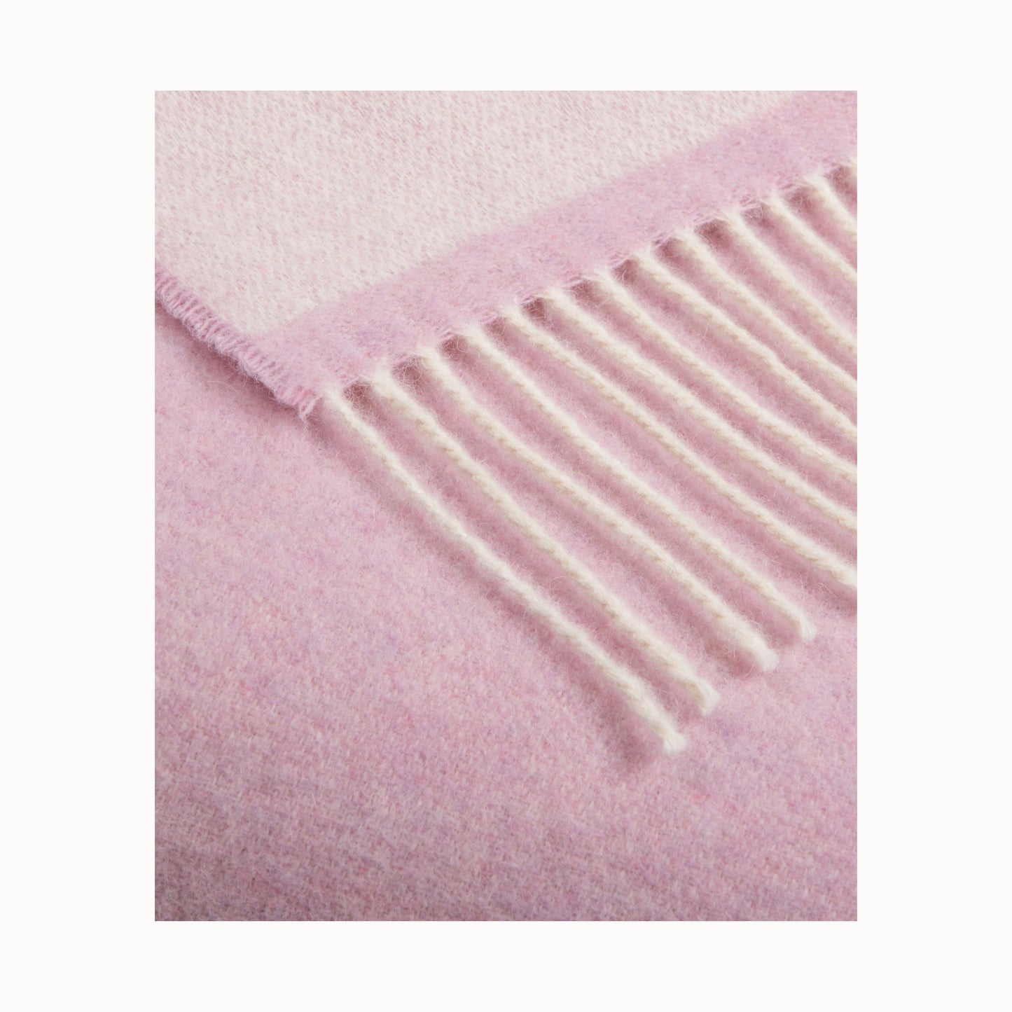 Fara Double Face Throw, in soft recycled wool