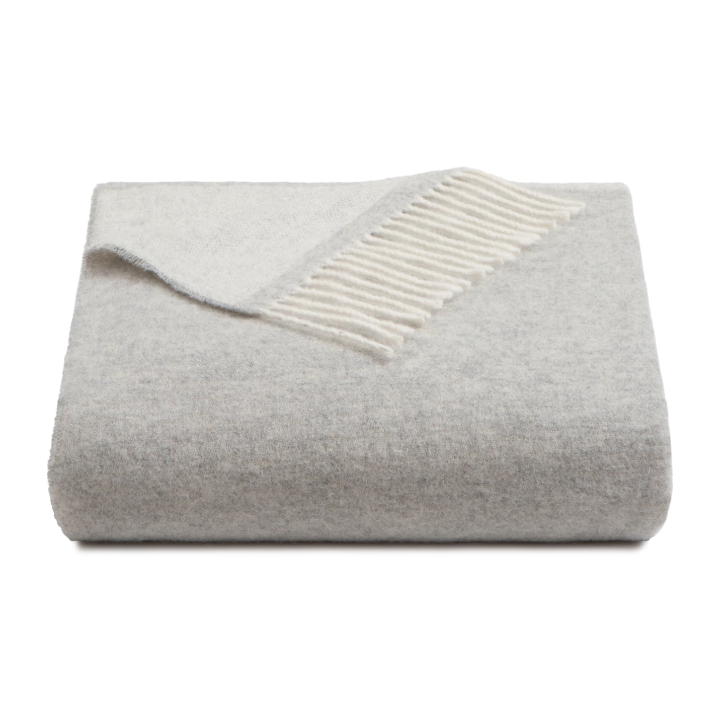 Fara Double Face Throw, in soft recycled wool