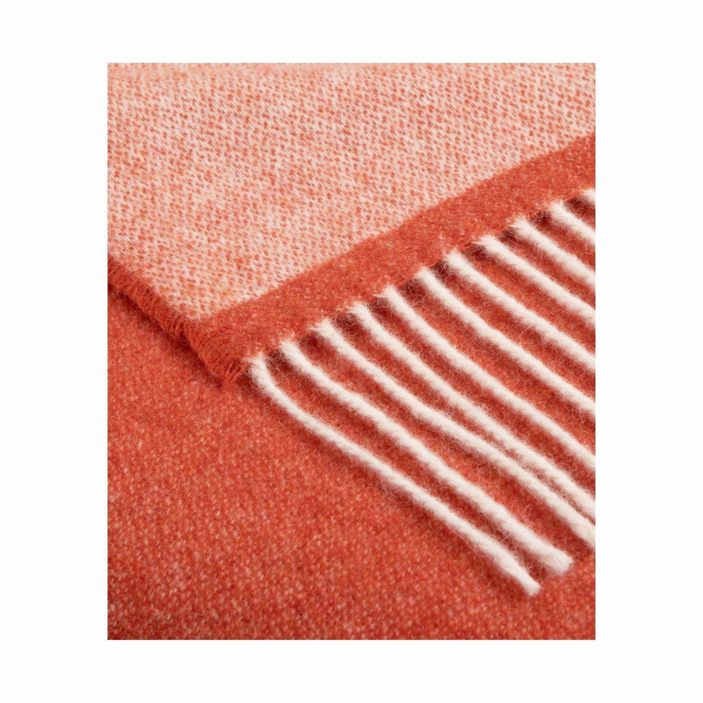 Fara Double Face Throw, in soft recycled wool