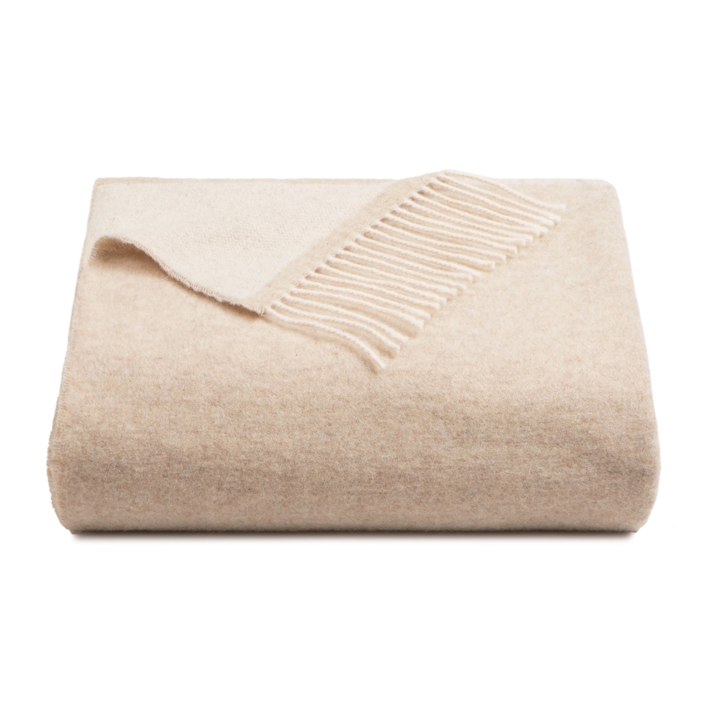 Fara Double Face Throw, in soft recycled wool