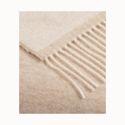 Fara Double Face Throw, in soft recycled wool