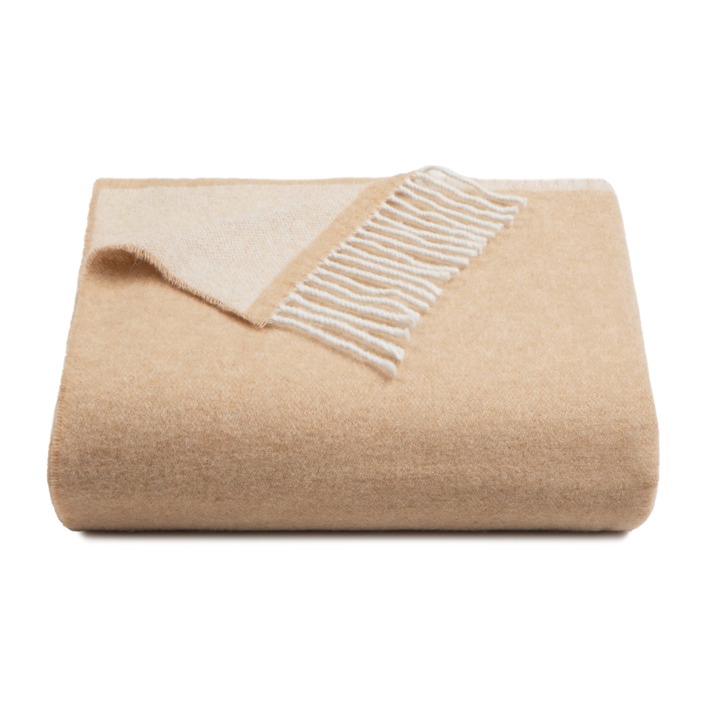 Fara Double Face Throw, in soft recycled wool