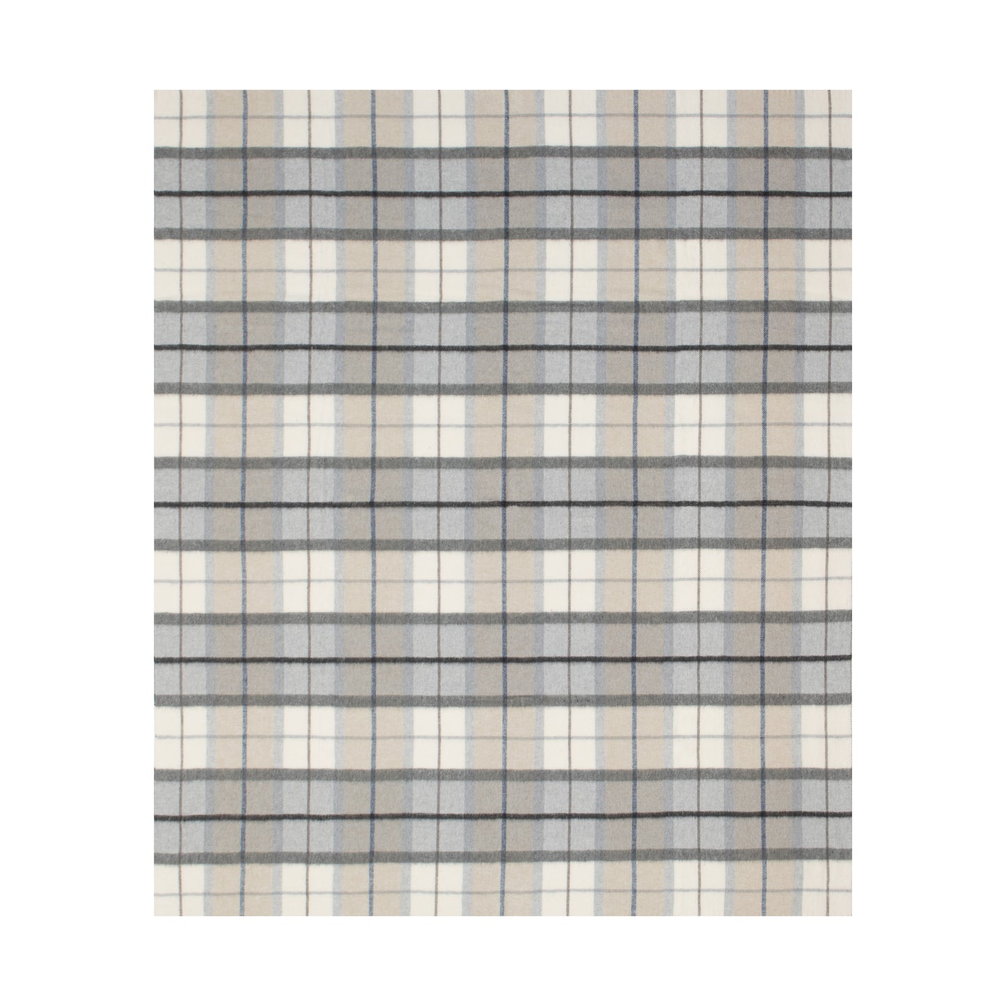 Babele Check, Soft Recycled Cotton Throw