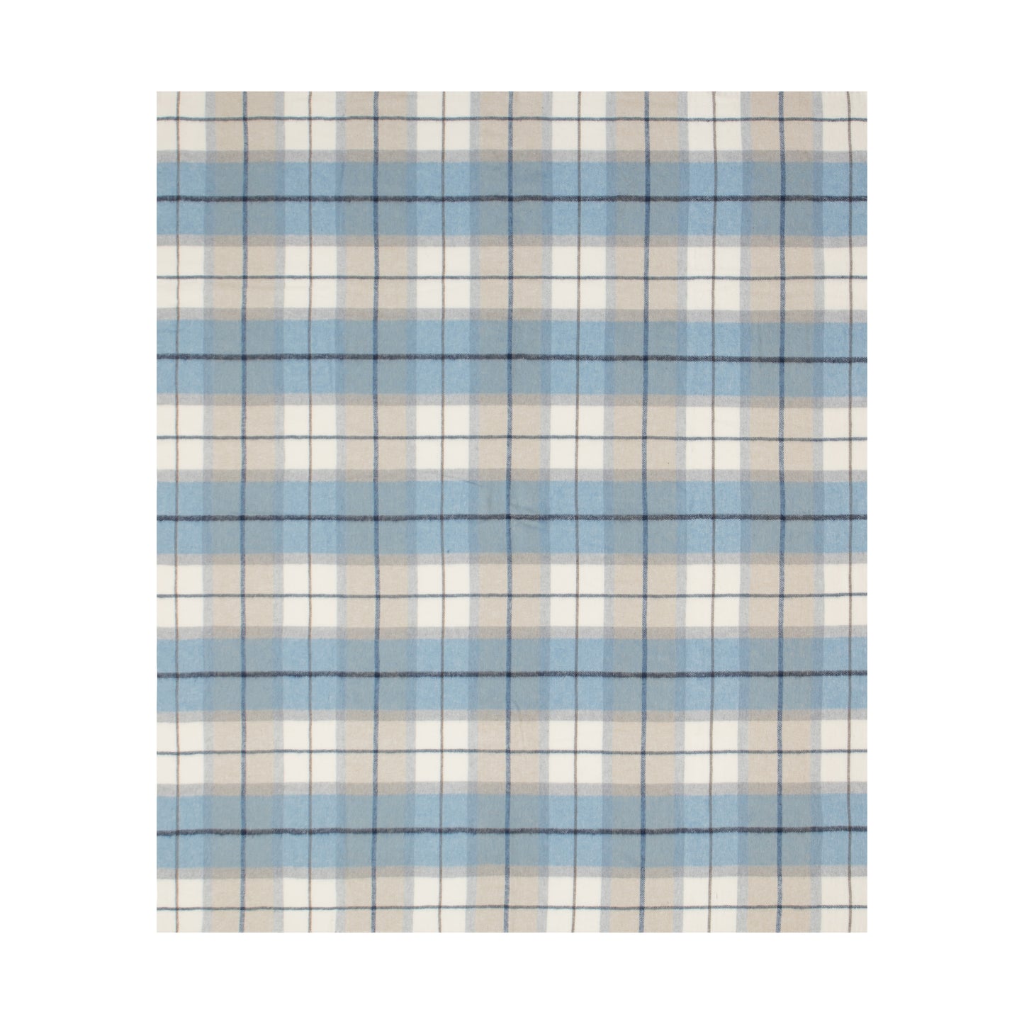 Babele Check, Soft Recycled Cotton Throw