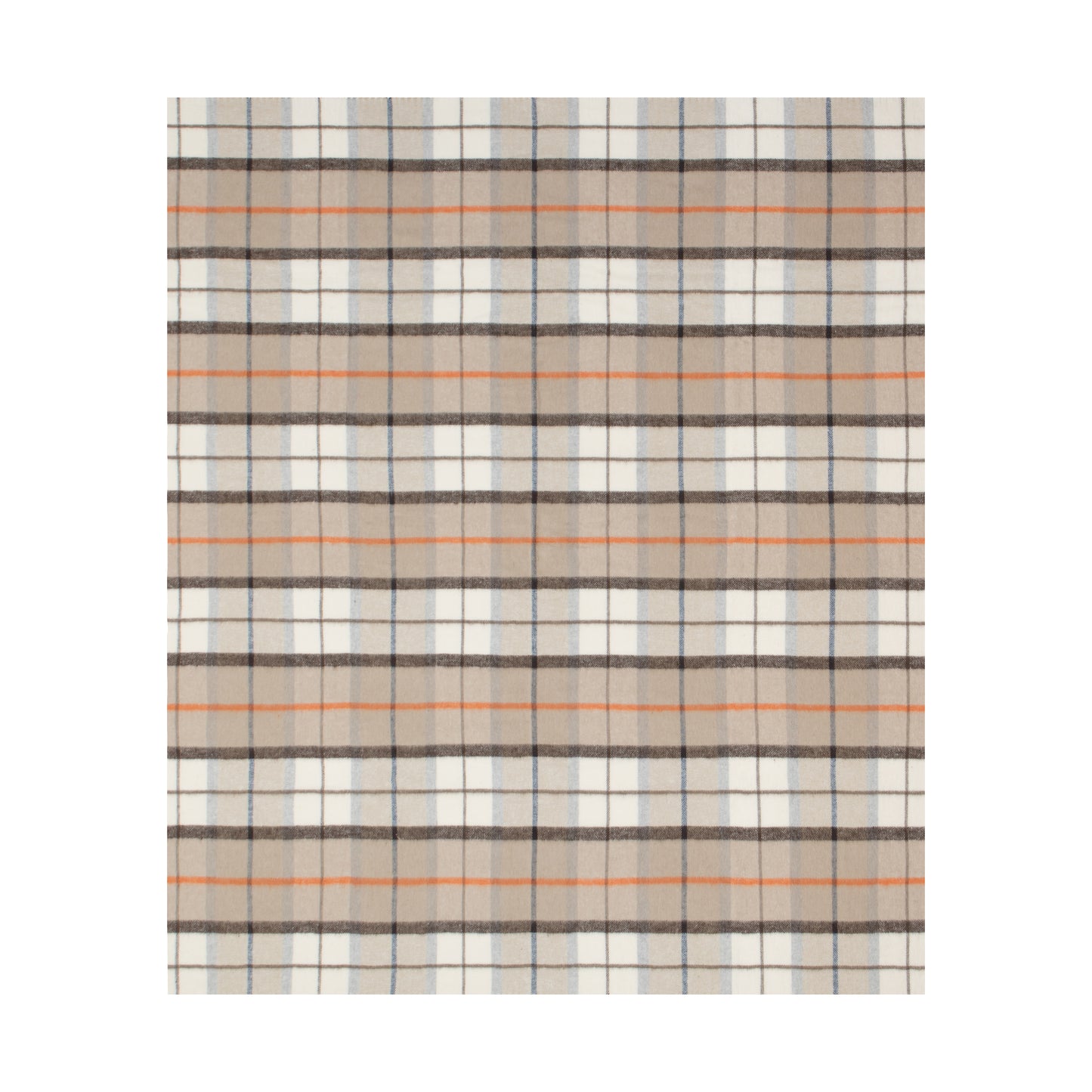 Babele Check, Soft Recycled Cotton Throw