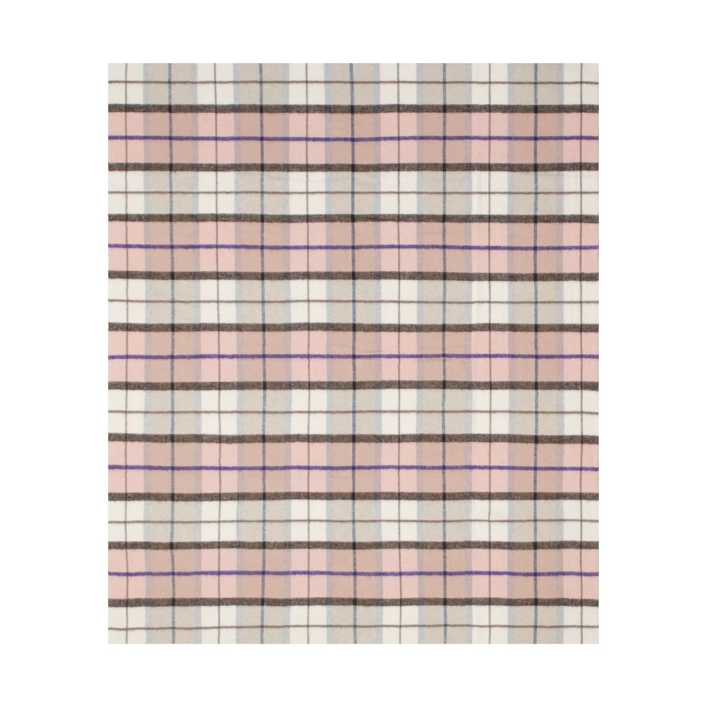 Babele Check, Soft Recycled Cotton Throw