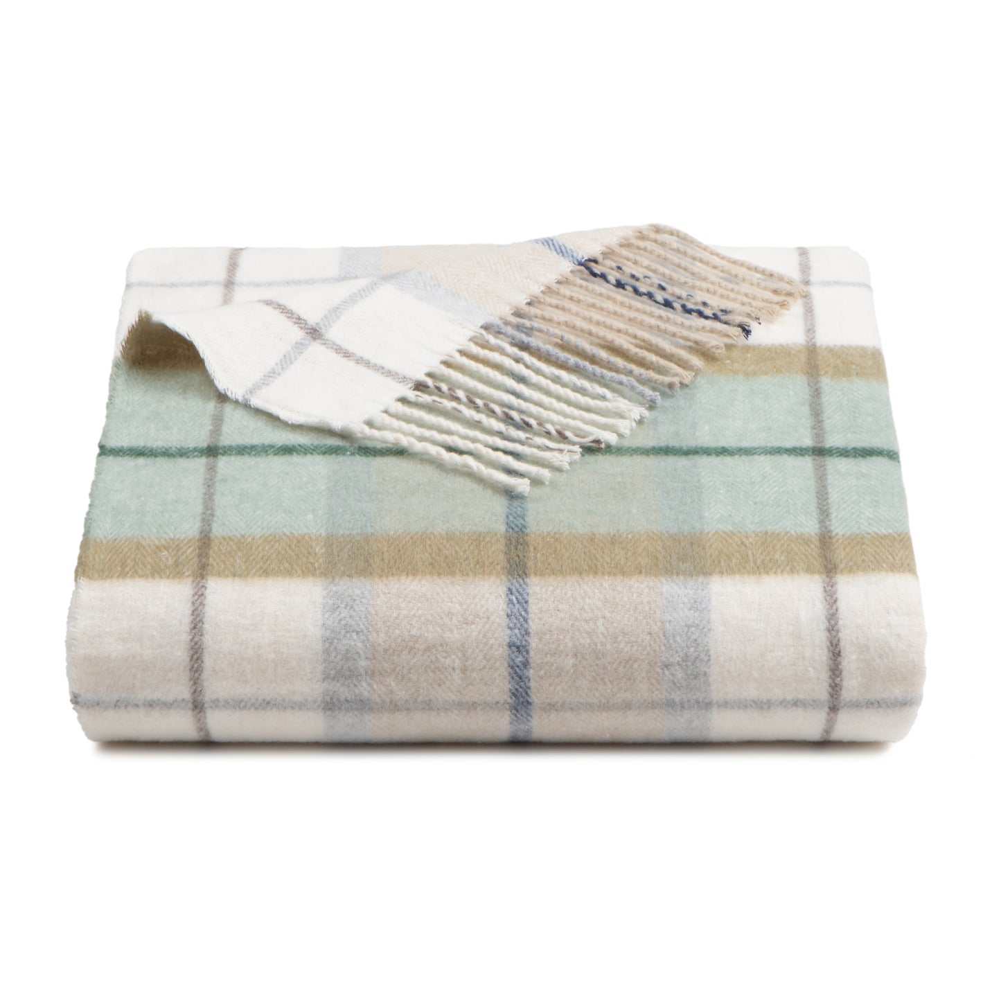 Babele Check, Soft Recycled Cotton Throw