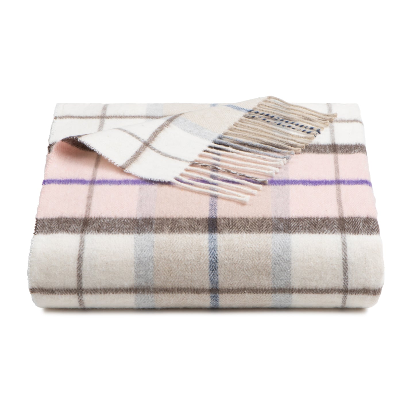 Babele Check, Soft Recycled Cotton Throw