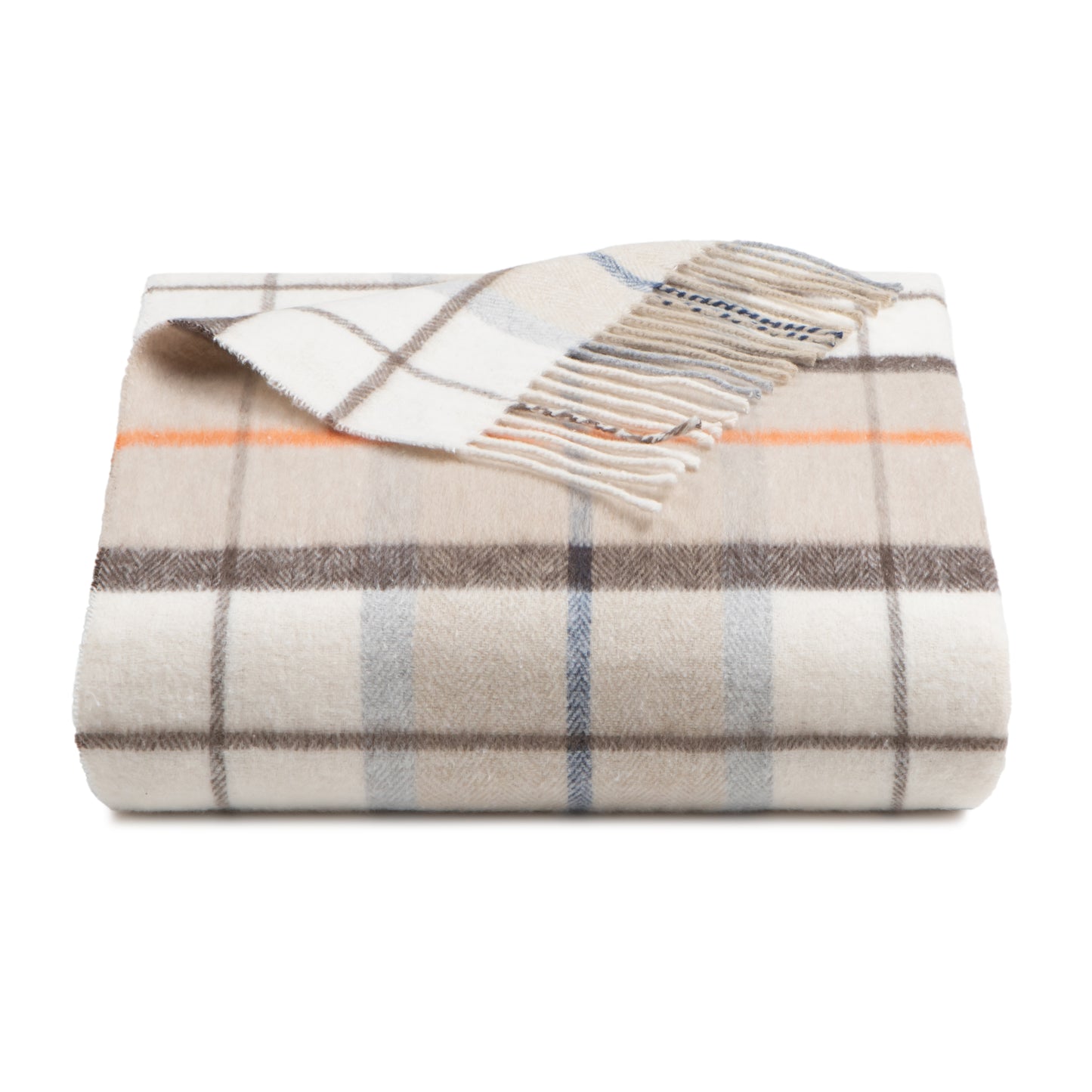 Babele Check, Soft Recycled Cotton Throw