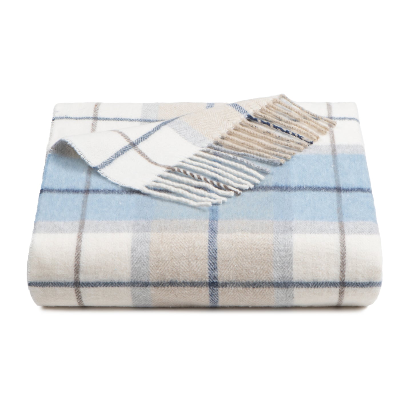 Babele Check, Soft Recycled Cotton Throw