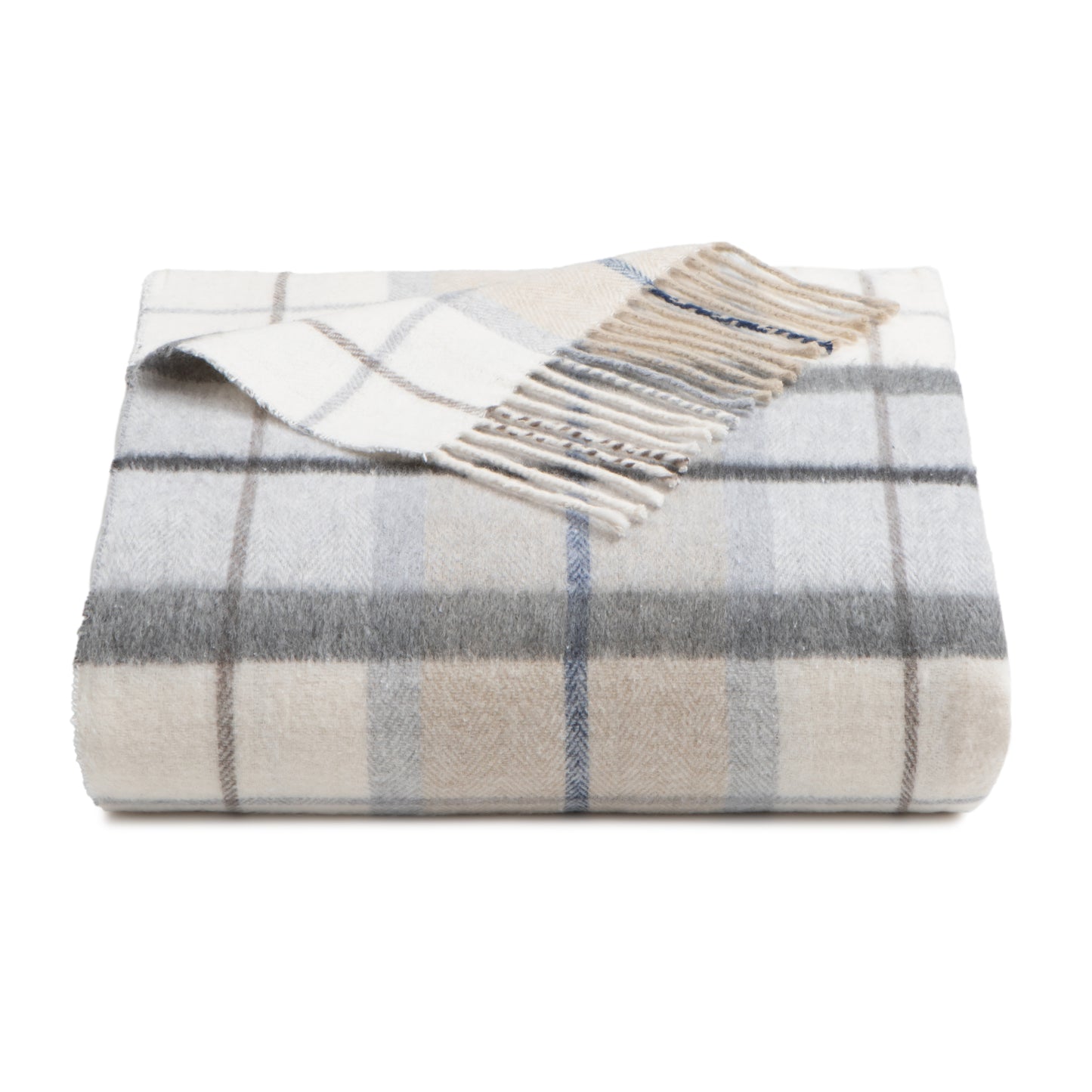 Babele Check, Soft Recycled Cotton Throw