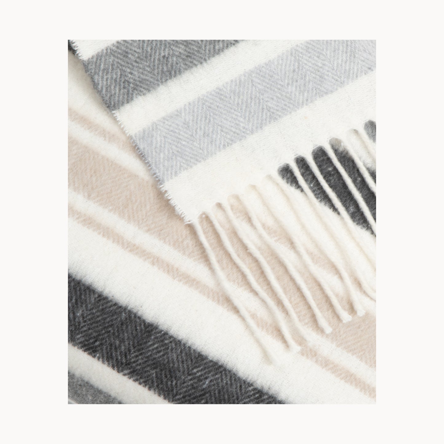 Babele Stripe, Soft Recycled Cotton Plaid