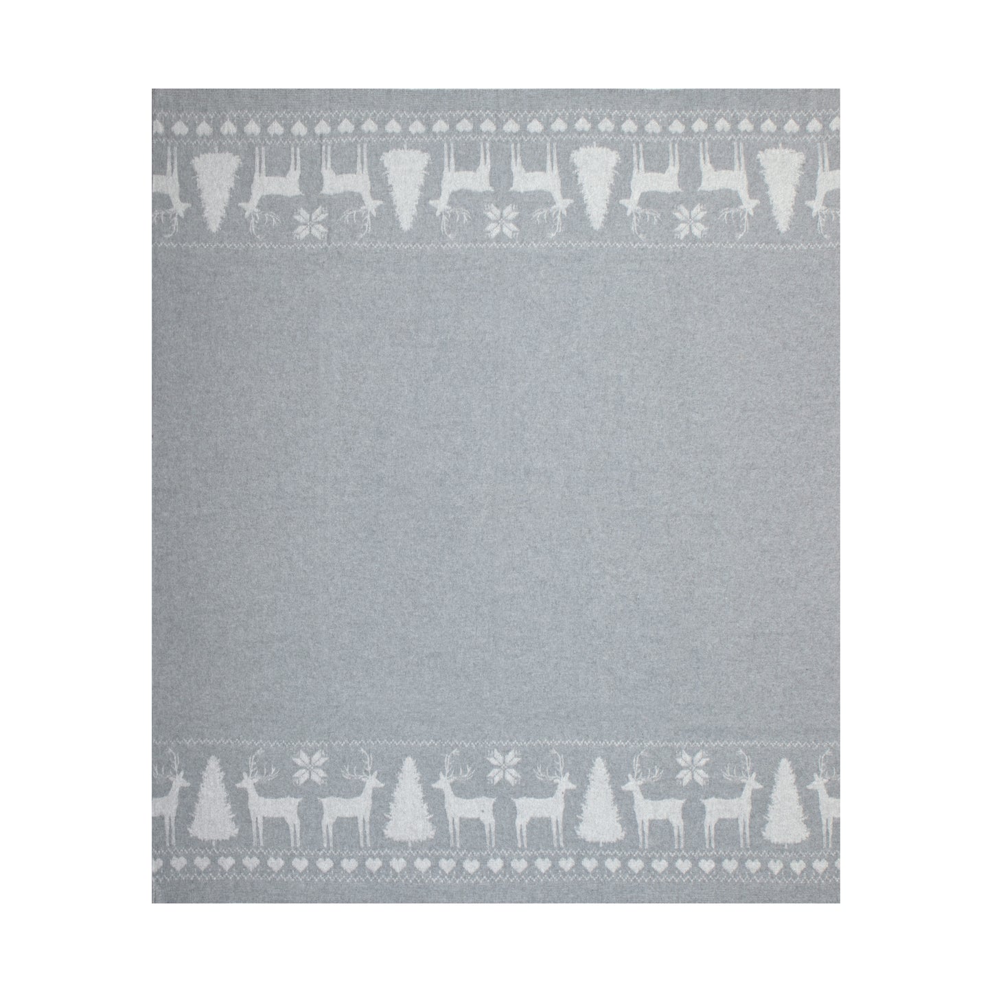 Babele Jacquard BJXM3, Plaid in Morbido Cotone Riciclato disegni natalizi